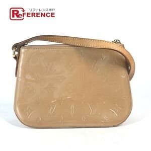 Louis Vuitton Vernis Minna Street Crossbody Shoulder Bag Noisette Beige